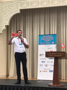 Презентация вбрасываемого огнетушителя БРАНДСИС® на международной конференции и выставке в Ташкенте